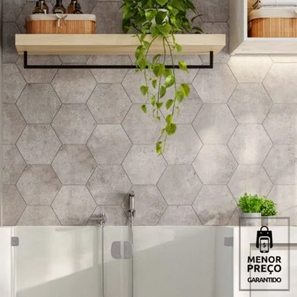 Porcelanato Incepa Rústico Lm Seattle White ABS 90x90cm