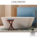 Banheira de Imersão Oval Banho Mais - 1719261 Branca