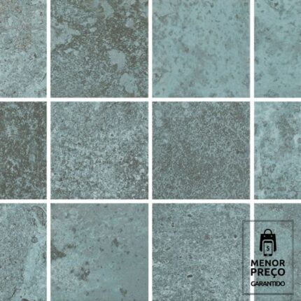 Revestimento Decortiles Atol Turquesa Mesh MA 10x10cm
