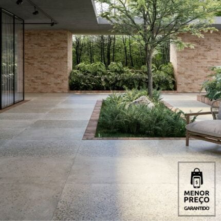 Porcelanato Roca Acetinado Lm Hangar Cement MT 120x120cm