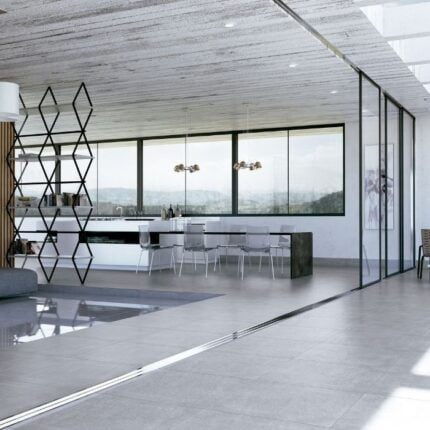 Porcelanato Roca Acetinado Lm Cubit Gris MT 90x90cm