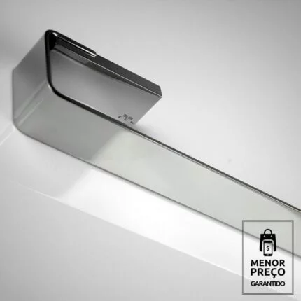 Toalheiro Simples Cromado Soul - Zen Design