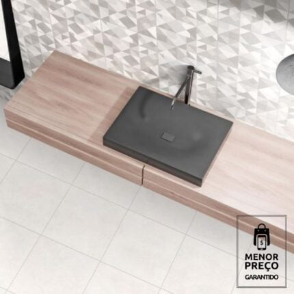 Porcelanato Gaudi Acetinado Quebec Ice AC 61x61cm