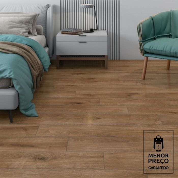 Big Obra Helena Quadrado Teca Imbuia Acetinado 20x121cm - HAC 200.031