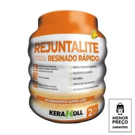 Rejunte Rejuntalite Resinado Porcelanat Avorio 2kg Kerakoll
