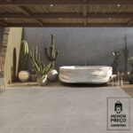 Porcelanato Embramaco Rústico Detroit Gray Out Plus 83x83cm