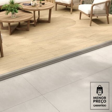 Porcelanato Embramaco Acetinado Detroit Gray Plus 83x83cm