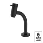 Torneira para lavatório com bica baixa basic preto matte