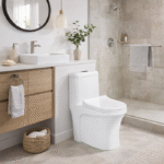 Bacia com Caixa Acoplada Monobloco Sifonica Branca com Assento Big Obra