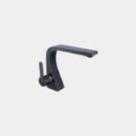 Misturador monocomando preto para banheiros e lavabos Big Obra