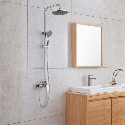 Kit Chuveiro Spa com Ducha Manual Cromado - Material Cobre