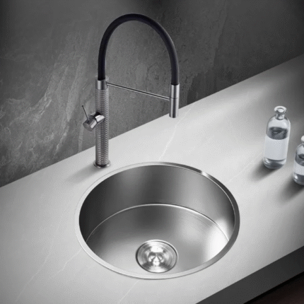 Cuba Big Obra em Aco Inox 304 Circular (400x180mm) (R)