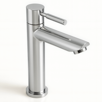 Torneira de Bancada Bica Media Inox 304 Escovada