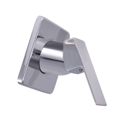 Acabamento de Monocomando Quadrado Deca em Inox, Zinco e ABS Cromado