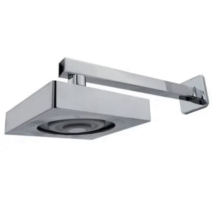 Ducha Chuveiro Autolimpante Acqua Clean Quadrado de Parede Longo Cromado Inox 201
