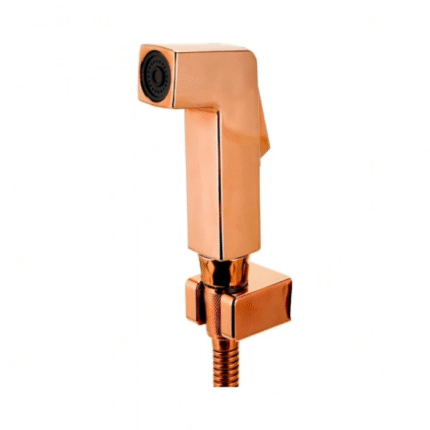 Ducha Higienica para Banheiro Dourado Escovado Aco Inox