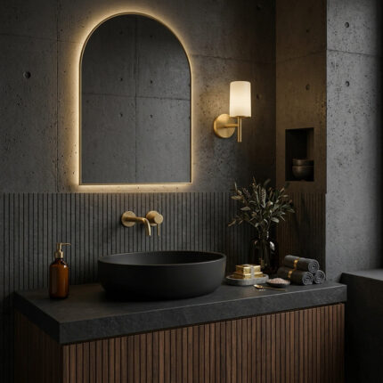 Cuba Banho Art Basin Preto Matte (500x380x120mm)