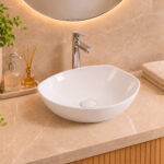 Cuba Banho Art Basin 420x390x140mm Branca Matte (R)
